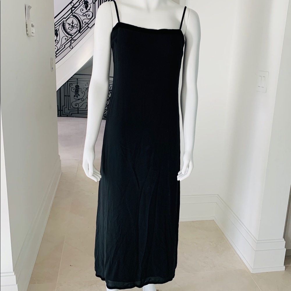 Bundle of 2 for $30 INC Black Strap Silk Midi Dress